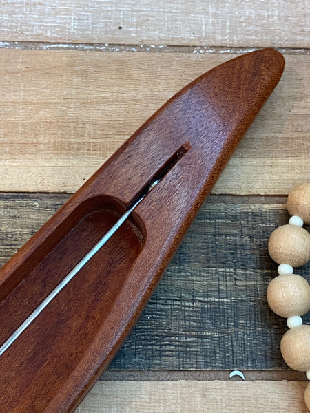 Bubinga Wood Swedish Style Boat Shuttle