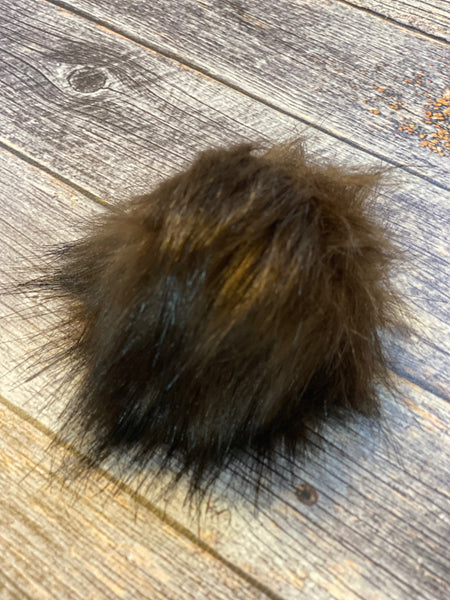 Faux Fur Pom Poms