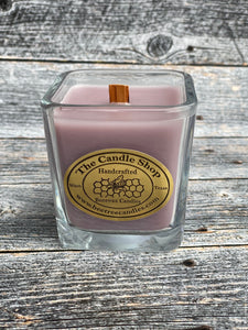 Lavendar - Pure Beeswax Candle with Wood Wick