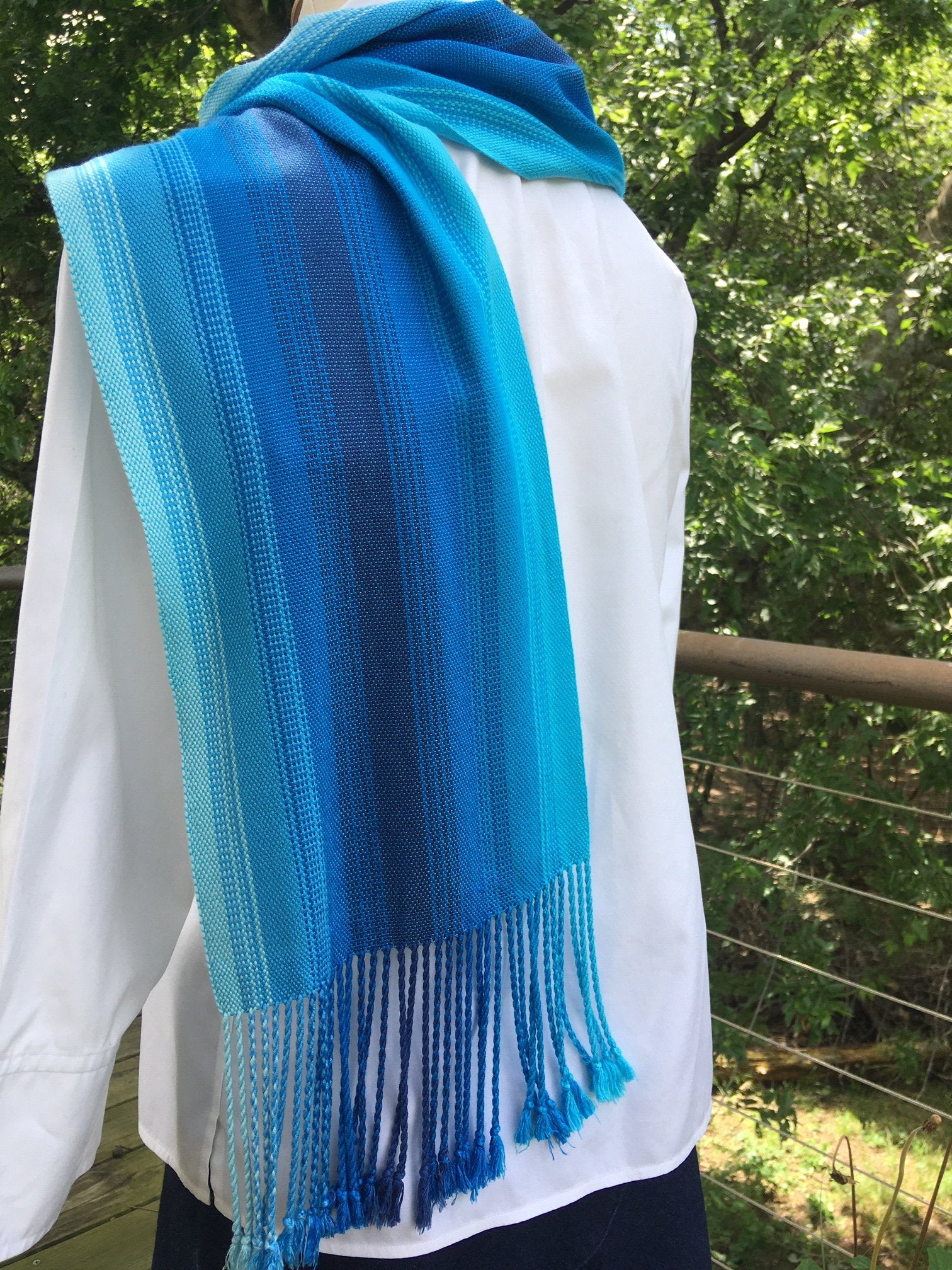 Handwoven Bamboo Scarf Wrap Stole Shawl